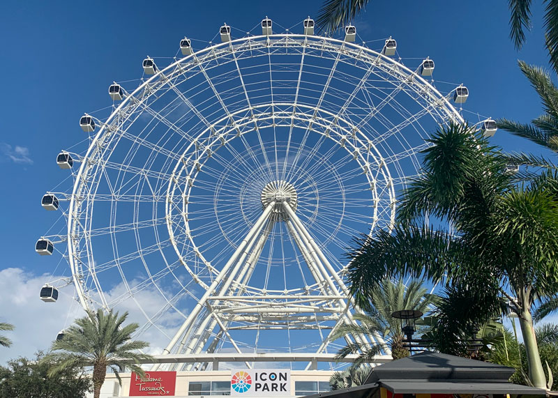 Ferris Wheel at Icon Park in Orlando FL