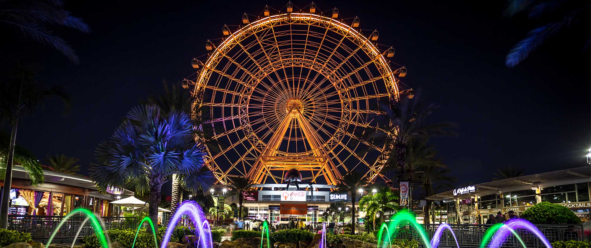 ICON Park ferris wheel in Orlando FL